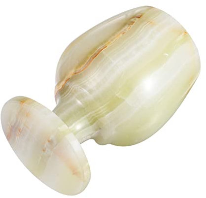 CIYODO Bicchiere Da Vino in Marmo Ornamentale Moderno, Calice in Pietra Naturale Effetto Artistico Minimalista, Decorazione Per Casa e Contenitore Piccoli Oggetti, Per Soggiorno e Mensola