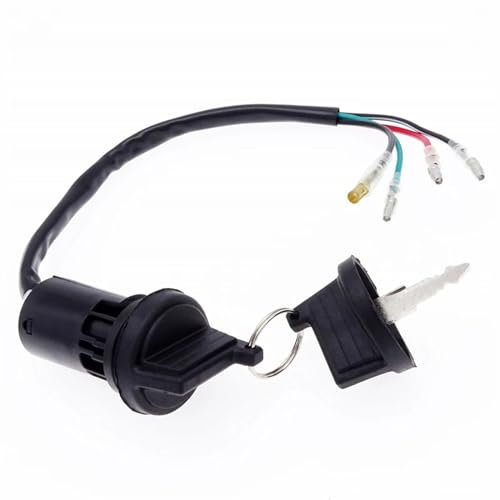 Serratura Accensione Per 50/70/110/125/150cc Scooter ATV Bike 12V 4 Fili Moto Universale Interruttore Di Accensione Blocco Con 2 Chiavi Erruttore Accensione
