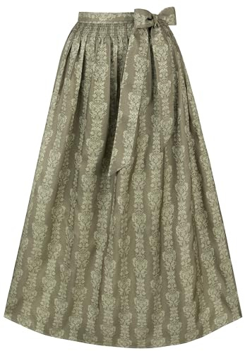 Stockerpoint Aline Women's Dirndl Apron (Pack of 1), moss green, 40-44