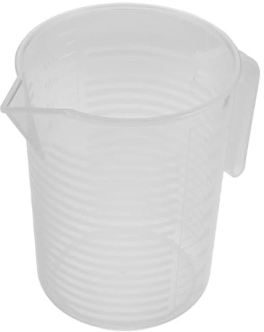BUGUUYO Taza Medidora De Aceite De Plástico Asa Jarra De Aceite De Motor Para Uso Automotriz Taza Medidora De Líquidos Escala