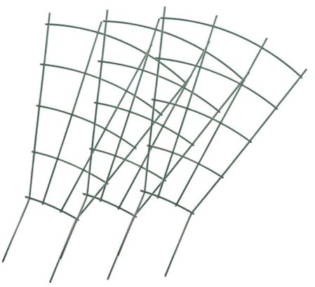 LOORGVEL 3pièces Treillis pour Plantes Grimpantes Support De Jardin pour Jardinière Surélevée Utilisation Intérieure Et Extérieure