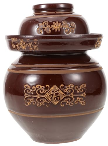 Healifty Tarro De Pepinillos Tradicional De Para Encurtidos Sellado Para Cocina y Restaurante Frasco De Almacenamiento Para Encurtidos De Sichuan