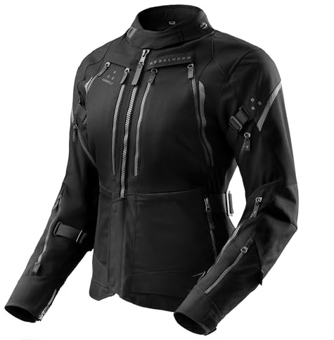 REBELHORN Hardy 3.0 Lady Motorradjacke Damen | Textil | Protektoren-Set Stufe 2 | HydraShield PRO In&Out Membran | Isolierweste | Schutzstufe AA | Größen bis 7XL