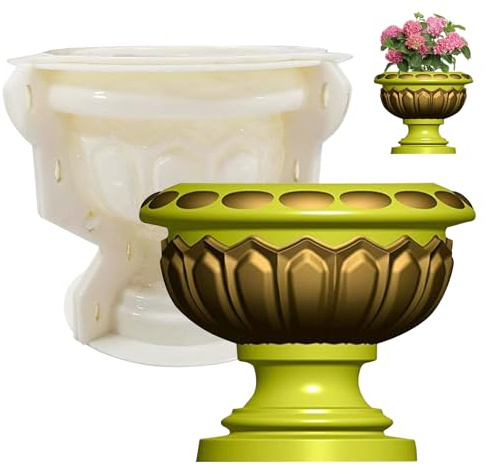 Stampo per fioriera in calcestruzzo, modellabile, Multiuso, per scatole per Gioielli, Forniture per Artigianato Artistico, Ideale per vasi succulenti Fatti in casa, progetti da Giardino bricol