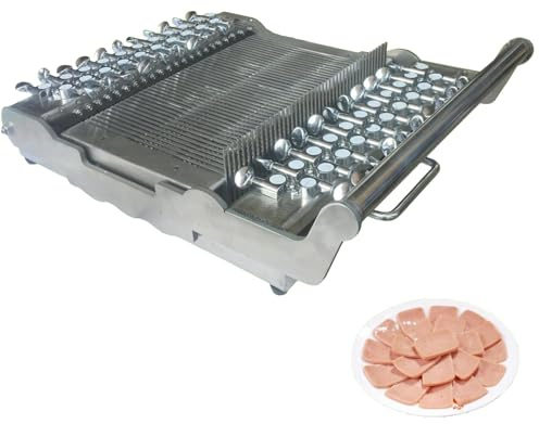 LBMED Trancheuse À Sushi Manuelle avec Poignée, Épaisseur Réglable 6-30 Mm, en Acier Inoxydable 316, Coupe Lisse Et Uniforme,idéale pour Le Jambon, Le Tofu,charcuterie, Les Légumes Et Fruits Préparés