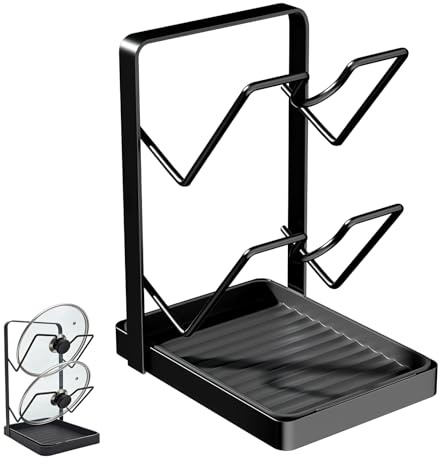Crunier Range Couvercle,Support Couvercle Casserole,Porte Couvercle Cuisine
