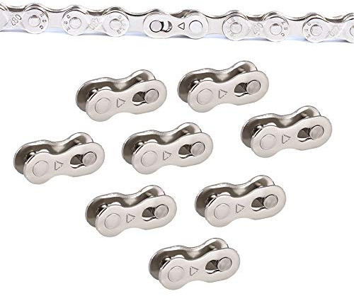 SUNTRADE 8 Pairs Reusable Bicycle Missing Link for 6, 7, 8, 9, 10,11,12 Speed Chain (6 7 8 Speed)