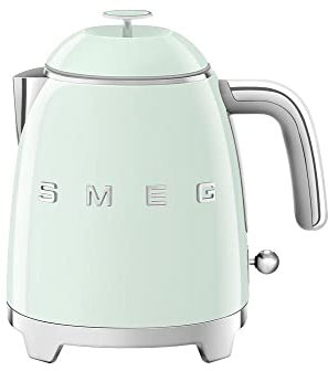 Smeg KLF05PGEU Electric Kettle with a Capacity of 0.8l and a Power of 1400 W KLF05PGEU-pastel Green, Plastic, Black