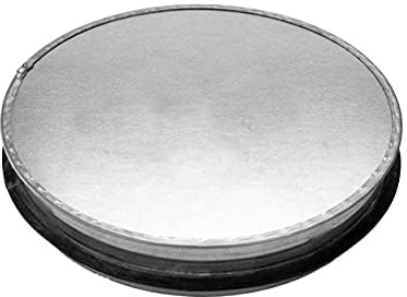 Vent Systems 150 mm / 6 Inch Round Galvanized Steel Pipe Cap with Rubber Seal Gasket - Vent Cover/Metal Plug for Ducting/Duct Cover - Indoor and Outdoor Duct End Cover for Dryer Vent, HVAC Pipes