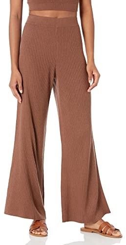 The Drop Catalina Pantalon de Survêtement pour Femme, Côtelé, à Enfiler, Grain de Café, S