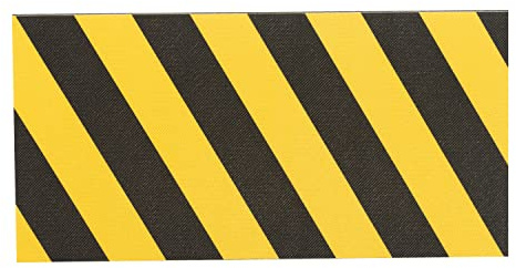 PARKING FACIL Protector de Pared para Garaje | Espuma de Polietileno 500x250x25 mm | Protector de Columna en Parking Amarillo y Negro | Paragolpes de Coche en Garaje | Protector de Parking