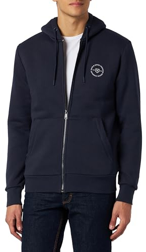 JACK & JONES Jprblushield Teddy Sweat zippé SG Sn pour Homme, Bleu, L