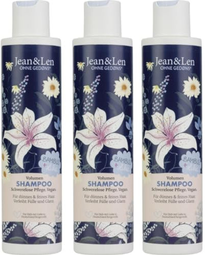 Volumen Shampoo Bambus & Lilie 300 Mililiter x 3 Stück