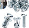 Mbsomnus Hohlraum Metallanker M4x20, 15 Stück Jack Nuts Petal Nuts Expansion Nuts Hohlraumdübel Dünne Befestigungen Hohlwandanker Sortiment Kit Schwerlast für Dünne Wände Hohltüren Eisenblech