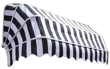 Tenda da sole a scomparsa manuale per esterni, per porte e finestre, protezione da pioggia e neve, per giardino, bar e negozi, 90 x 45 x 45 cm