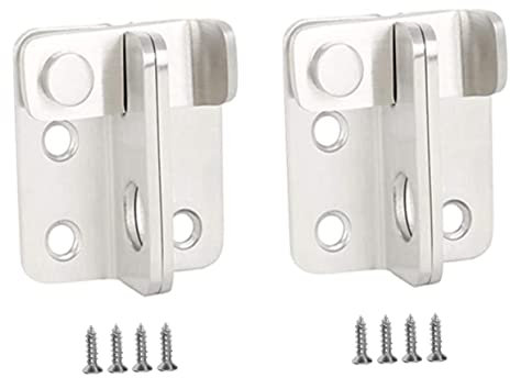 KONTONTY 2sets Garden Gate Latch Security Gate Lock Door Bolt Theft Lock Barn Door for Shed