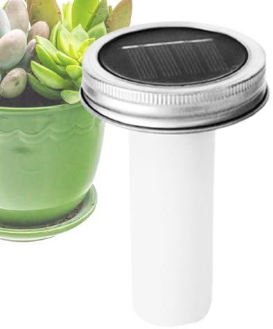 Misaakoeq Deckel Für Solar-Gläser - Sonnenbetriebene Ersatzteile Für Solarlampen - Wasserdichte 600mAh Weitmund Außenbeleuchtung Für Garten Terrasse Wegbeleuchtung Abendveranstaltungen