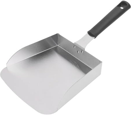 Grande pelle à griller en acier inoxydable, pelle à aliments pour hamburgers, spatule pour barbecue, outil de barbecue, pelle à aliments, grattoir pour faire sauter et déplacer