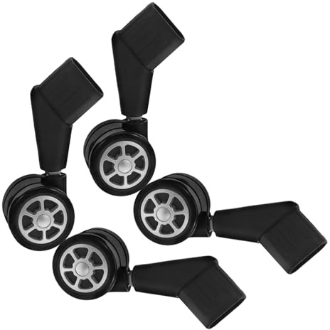 Homoyoyo 4pièces Lot De Roulettes Pivotantes Pour Chaise De Bureau Avec Tige Adaptées Sols Durs Et Moquettes Mouvement Fluide Et Silencieux
