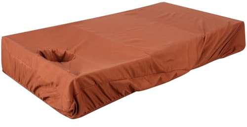 MAGICLULU Copriletto per Spa Elastico Foro Telo da Massaggio in Microfibra Traspirante 80X190 CM Coprimaterasso Professionale per Centri Benessere e Saloni di Bellezza