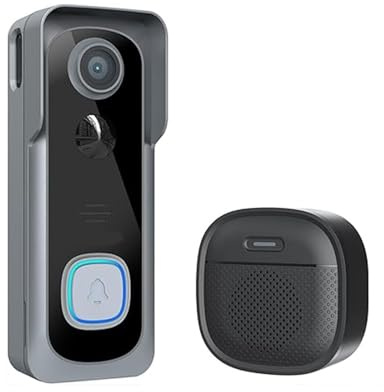 YVAAASIYC 2K Doorbell Camera Wireless -Video with Chime Ringer, Smart Wifi AI & PIR Motion Detection