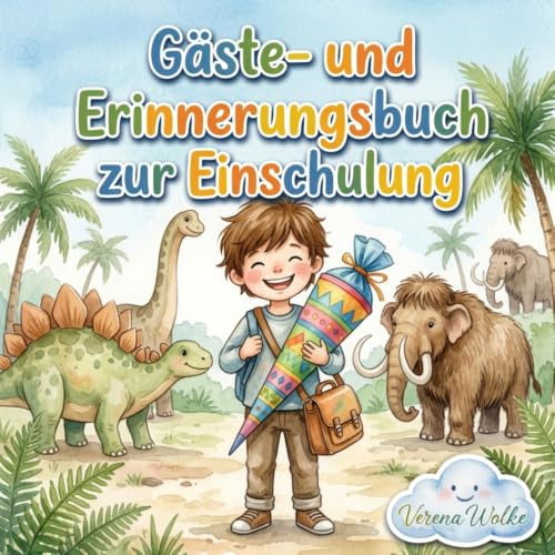 Gäste- und Erinnerungsbuch zur Einschulung: Zeitloses Schulstartbuch zum Ausfüllen | 1. Klasse Freundebuch für Schulkinder als Andenken an die Schulzeit
