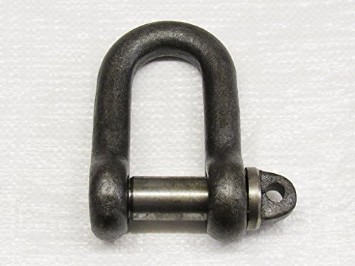3 Ton Self Colour Large Dee Shackle with Screw Pin - 3000KG D High Tensile Lifting Towing