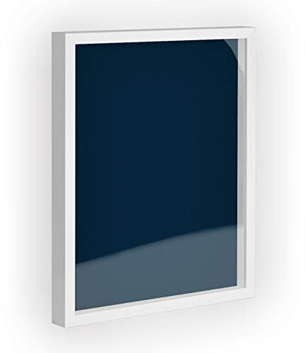 Objektrahmen 1,5 cm tiefer Bilderrahmen aus Massivholz VARIO36 inkl. Gratis Zugabe 60x80 cm Weiß matt (lackiert)