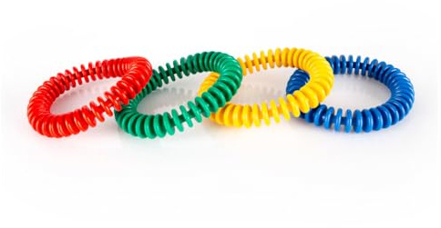 Lamellen Tauchring Schwimmring Schwimmringe, 4er Set, 16 cm