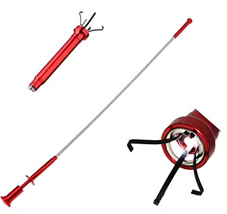 SUPERYO Magnetic Claw Pick-Up Tool Lighted Flexible Claw Grabber for Litter Pick Home Sink Garden