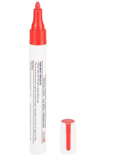 Tomotato Reifenmarker Lackstift für Autoreifen, Premium wasserdichte Reifen Stift Motorrad Fahrradreifen Reifenmarker für Autoreifenbeschriftung(rot)