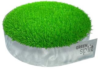 Rasenkantenband Metall Alu/Zink | Rasenkanten | Beeteinfassung | Beetumrandung | Beetbegrenzungen (Länge 10m / Höhe 15cm)