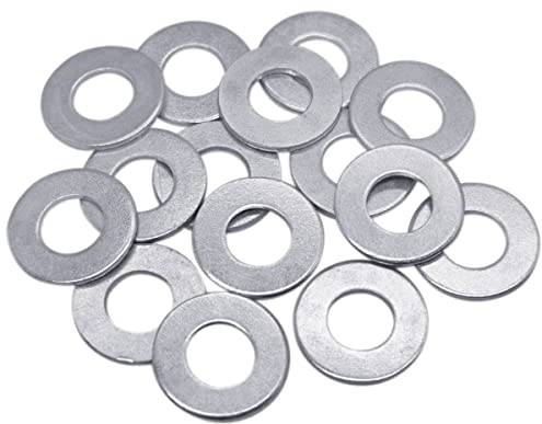 (100 Stück) DIN 125A Unterlegscheiben M8 Rund Metall Unterlegscheiben Flach Reparatur Unterlegscheibe Stahl Spacer (100, M8)