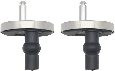 MUU Tornillos y tornillos universales para asiento de inodoro, fijación de bisagra superior de liberación rápida, fácil de instalar, kit de piezas de repuesto para asiento de inodoro (2 piezas)