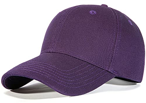 Bakicey Baseball Cap Unisex Outdoor Baseball Cap Kappe Baumwolle Baseball Mützen Erwachsenen Casual Reine Farbe Baseboard Baseballkappe Verstellbar Athletic Baseball Cap Kappe Damen Herren