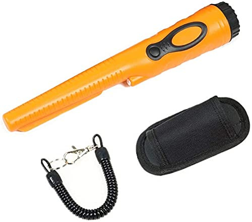 RJJ Rilevatore di Metallo Portatile Pinpointer High Impermeabile IP68 a subacqueo 5 Metri HS-08 Tre modalità di rilevamento Controllare (Color : Orange)