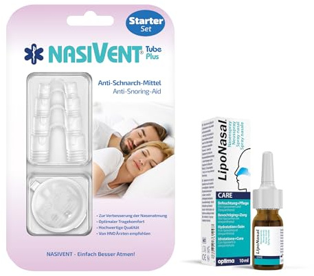 Spar-Set 1 - Nasivent Tube Plus Starter Set und LipoNasal Spray | Nasenpflegespray