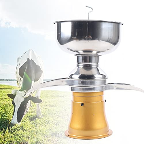 Centrifugeuse électrique - 50 l/h - Crème de lait - Séparateur de lait électrique pour lait de vache, lait de chèvre, ferme, centrifugeuse de lait