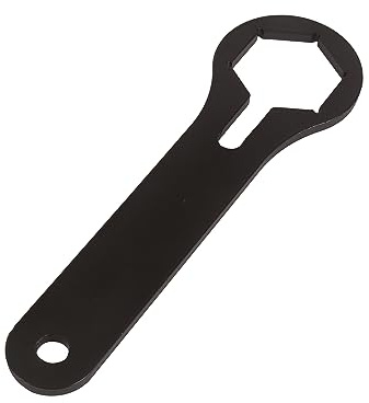 porotmotor 50mm Fork Cap Wrench, Front Fork Wrench tool 6 Point Box Wrench for Fork Cap Removing