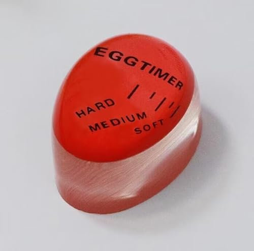 1Pcs Kitchen Egg Cooking Timer with Water Temperature Color Change Egg Timer Perfect Boiled Egg Temperature Kitchen Helper