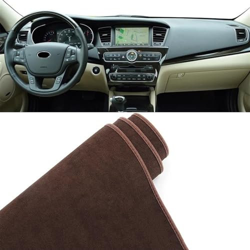 Car Interior Accessories Für Kia Für Cadenza K7 2009 2010 2011 2012 2013 2014 2015 Auto Dashboard Abdeckung Matte Dash Board Sonnenschutz Pad Anti-Uv Fall Zubehör Centre Console Dashboard Cover (Colo