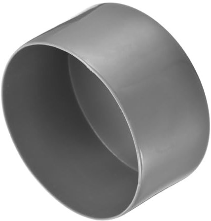 sourcing map Rubber End Caps 95mm ID Vinyl Round Tube Bolt Cap Cover Screw Thread Protectors Dark Grey