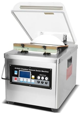R-PACK Chamber Vacuum Sealer,Perfect For Wet Food, Liquids, Powders and Sous Vide,Food Storage,Applied in Home Kitchen and Commercial Use