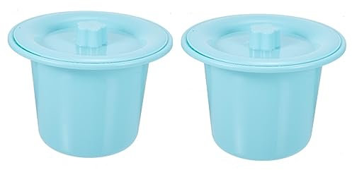 minkissy 2stücke Portable Urinal Mit Deckel Für Erwachsene Und Junge Mädchen Praktisches Nachttopf-design Für Ältere Und Behinderte Personen Leicht Zu Reinigen Und Transportieren