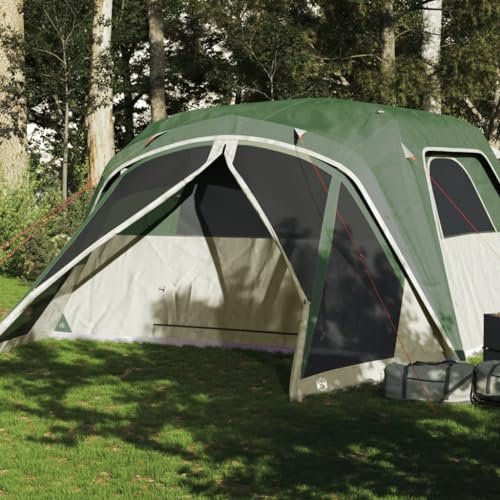 Homgoday Familjetält med 6 personer veranda vattentätt grönt, vikbart lusthus tält, trädgårdstält för camping, fester, bröllop, terrass, uteplats, utomhus, strand Pergolas TypoB