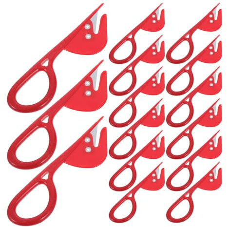 Cabilock Lot de 15 couteaux de nettoyage intestinaux : outils de découpe en acier inoxydable pour volaille, poulet, canard, poisson, aliments, accessoires d'ouverture intestinale