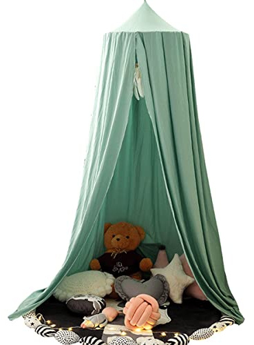 Dosel para cama de bebé, dosel para cama infantil, para habitación infantil, dormitorio, cuna (verde)