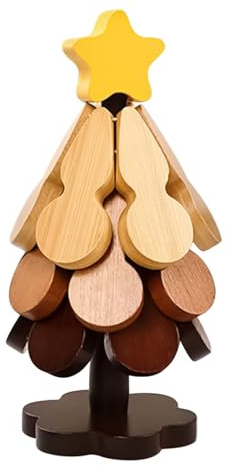Dessous De Plat en Bois pour - Plats Chauds sous, Plate Arbre De Noël | Déco Table Protection Chaleur Bois Porte Casserole Théière Protège Table pour Cuisine Salle À Manger Restaurant Fête