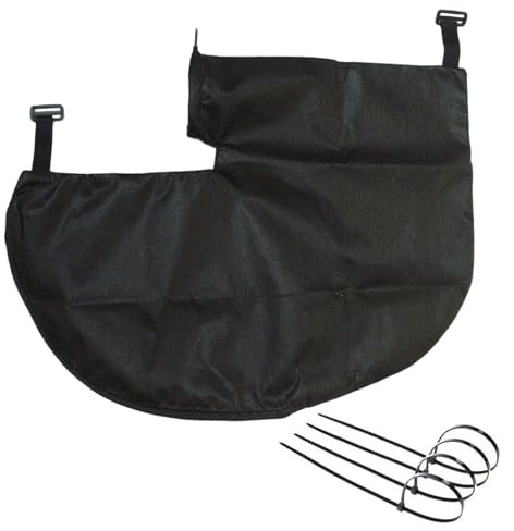 Yuemeuy Sacco per Soffiatore Aspirapolvere Foglie - Fondo con Cerniera Riutilizzabile Sostituzione in Non-Tessuto - per Aspiratore Foglie Attrezzo da Giardino - per Giardino Cortile Parco