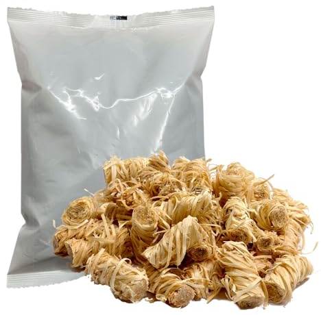 Blaze Woodwool Firelighters – Approx. 25 Pieces – Quick Ignition – No Odour – Natural Wood & Wax – Suitable for Stoves, BBQs, Fire Pits & Open Fires